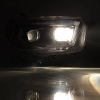 AlphaRex (PRO-Series) 2010-2013 Toyota 4Runner Halogen Projector Headlights - Alpha-Black