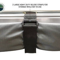 Overland Vehicle Systems - Nomadic 270 LT Awning - Driver Side - Dark Gray Cover w/ Black Cover