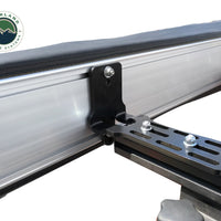 Overland Vehicle Systems - Nomadic 270 LT Awning - Driver Side - Dark Gray Cover w/ Black Cover