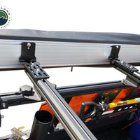 Overland Vehicle Systems - Nomadic 270 LT Awning - Driver Side - Dark Gray Cover w/ Black Cover