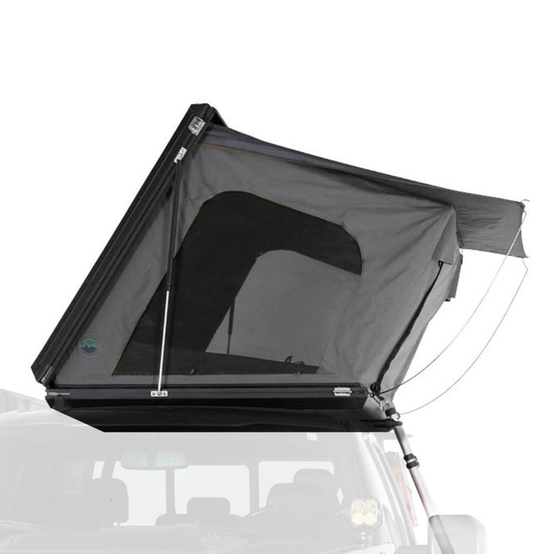 jeep tj roof top tent Overland Vehicle Systems - Sidewinder Aluminum Roof Top Tent – 4WD CREW