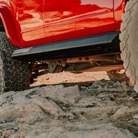 4mm laser-cut steel construction of ARB rock sliders