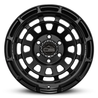 Overland Sector Badlander Forged 17x9 -12 6x139.7mm 106.1mm All Satin Black