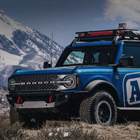 ARB Zenith steel front bumper with integrated LED light bar