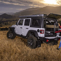 ARB fridge freezer removable basket and storage layout