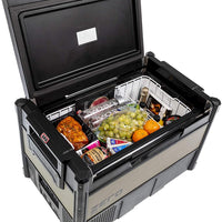 ARB ZERO 63QT portable fridge freezer side view