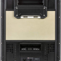 Removable basket system with folding access door in ARB fridge