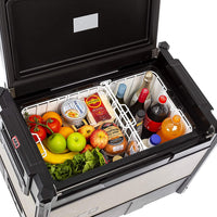 ARB 10802692 dual compartment fridge freezer side opening lid