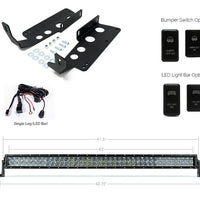 Cali Raised LED - 42" Hidden Grille Curved LED Light Bar Bracket & Kits 2014-2021 Toyota Tundra