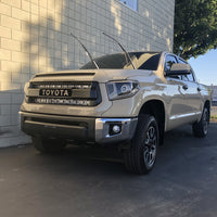 Cali Raised LED - 42" Hidden Grille Curved LED Light Bar Bracket & Kits 2014-2021 Toyota Tundra