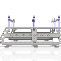 Cab height bed rack