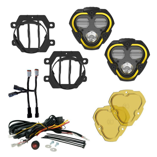 KC HiLiTES - Flex Era 3 Dual Mode SAE Fog Lights - 2-Light Master Kit - Subaru Crosstrek/Forester