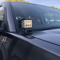 Cali Raised LED - Low Profile Ditch Light Brackets Kit Toyota Tacoma 2016-2021