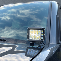 Cali Raised LED - Low Profile Ditch Light Brackets Kit Toyota Tacoma 2016-2021
