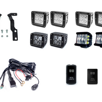 Cali Raised LED - Low Profile Ditch Light Brackets Kit Toyota Tacoma 2016-2021