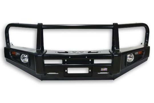 Dobinsons - Classic Black Deluxe Bull Bar – Toyota Land Cruiser 200 Series 2016 to 2020 (BU59-3714)