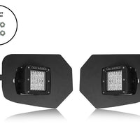 Cali Raised LED - LED Fog Light Pod Replacement Brackets Kit Toyota Tacoma 2016-2021