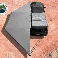 Overland Vehicle Systems - OVS Nomadic Awning 180 - Dark Gray Cover With Black Cover Universal