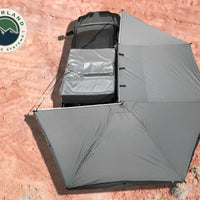 Overland Vehicle Systems - OVS Nomadic Awning 270 - Passenger Side Dark Gray Cover With Black Cover Universal