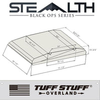 Tuff Stuff - Stealth Aluminum Side Open Tent - 3 Person