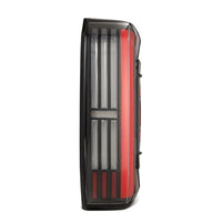 AlphaRex (NOVA-Series) 2022-2024 Toyota Tundra Prismatic LED Tail Lights - Black Red