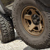 Overland Sector Atlas 17x9 -12 5x114.3/5x127mm 71.5mm Satin Textured Bronze