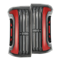 AlphaRex (NOVA-Series) 2024-2026 Toyota Tacoma Prismatic LED Tail Lights - Black-Red