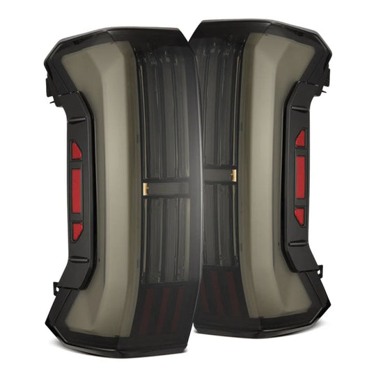 AlphaRex (NOVA-Series) 2022-2024 Toyota Tundra Prismatic LED Tail Lights - Alpha-Black