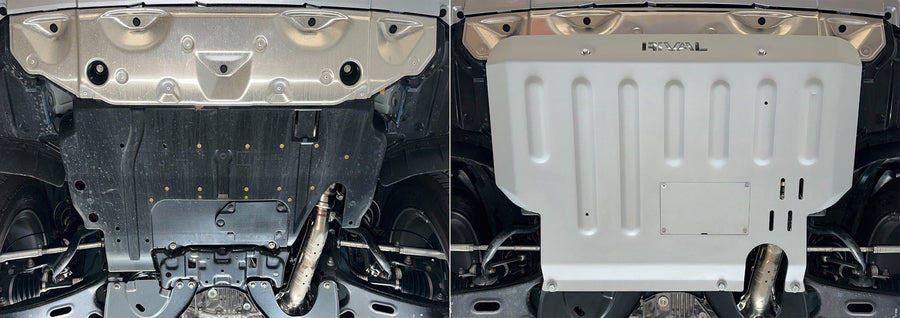 RIVAL Aluminum Engine Skid Plate 2022-2024 Subaru Forester Wilderness | 2018-2025 Subaru Crosstrek including Wilderness