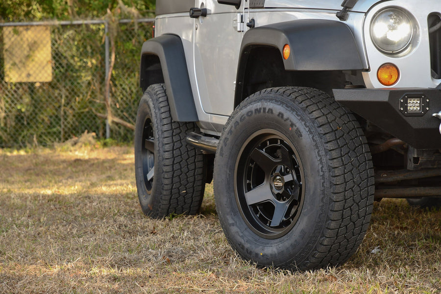 Overland Sector Atlas 17x9 -12 6x135/6x139.7mm 106.2mm Satin Black