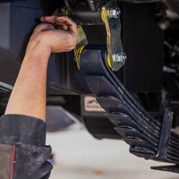 

OME EL112R heavy-duty rear leaf spring close-up