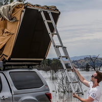 ARB Series III Simpson rooftop tent on vehicle roof rack