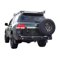 Dobinsons rear bumper with dual swing outs for Land Cruiser 200