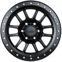 Falcon Wheels T7 - Matte Black 17x9 Wheels