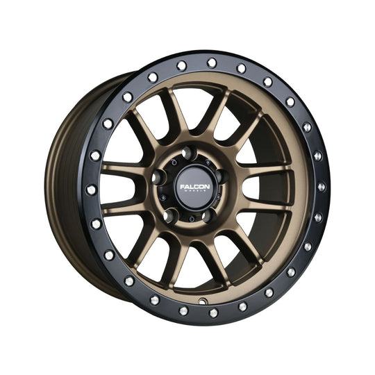 Falcon Wheels T7 - Matte Bronze 17x9 Wheels