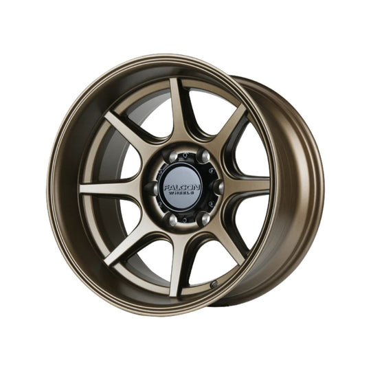 Falcon Wheels T8 "Seeker"- Bronze 17x9 Wheels