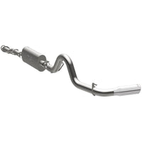 Straight-through muffler exhaust