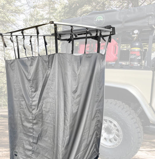 Overland Vehicle Systems - Car Side Shower Room