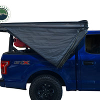 Overland Vehicle Systems - Nomadic 270 LT Awning - Passenger Side - Dark Gray Cover with Black Cover