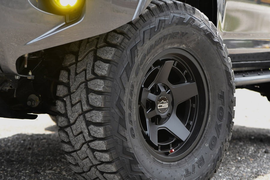 Overland Sector Atlas 17x9 -12 6x135/6x139.7mm 106.2mm Satin Black