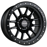 Falcon Wheels T7 - Matte Black 17x9 Wheels