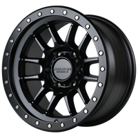 Falcon Wheels T7 - Matte Black 17x9 Wheels