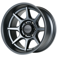 Falcon Wheels T8 "Seeker"- Matte Gunmetal 17x9 Wheels