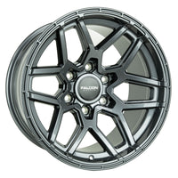 Falcon Wheels T9 Atlas -Gloss Gunmetal 17x9 Wheels