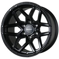 Falcon Wheels T9 Atlas - Matte Black 17x9 Wheels