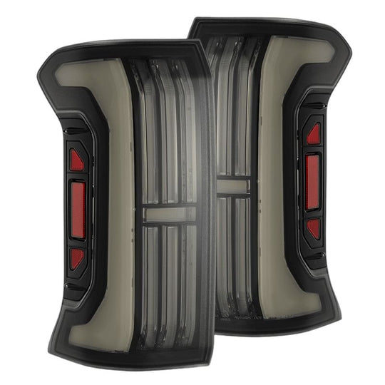 AlphaRex (NOVA-Series) 2024-UP Toyota Tacoma Prismatic LED Tail Lights - Alpha-Black