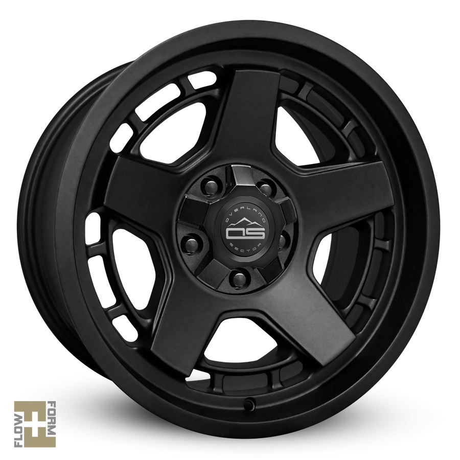 Overland Sector Atlas 17x9 -12 5x114.3/5x127mm 71.5mm Satin Black