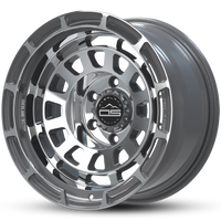Overland Sector Badlander Forged 17x9 -35 6x139.7mm 106.1mm Gloss Gun Metal Machined Face