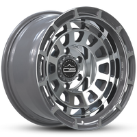 Badlander | Gloss Gunmetal Machined (FORGED)