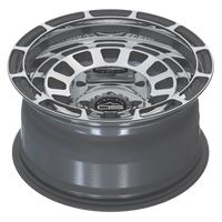 Overland Sector Badlander Forged 17x9 -35 6x139.7mm 106.1mm Gloss Gun Metal Machined Face
